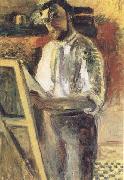 Henri Matisse Self-Portrait in Shirtsleeves (mk35) oil painting